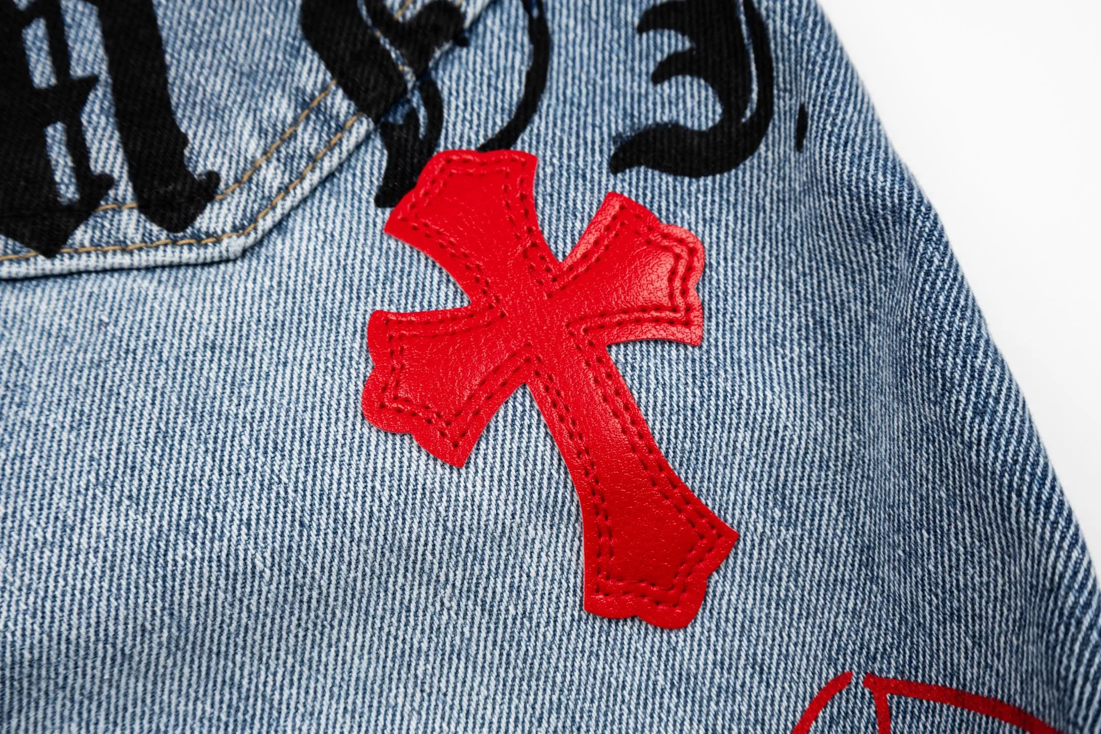 Chrome Hearts ch ， ！！ Premium ， ， ， zp ， Breathable ， ， ， ！ up！ ： # ：Blue Size：28 30 32 34 36